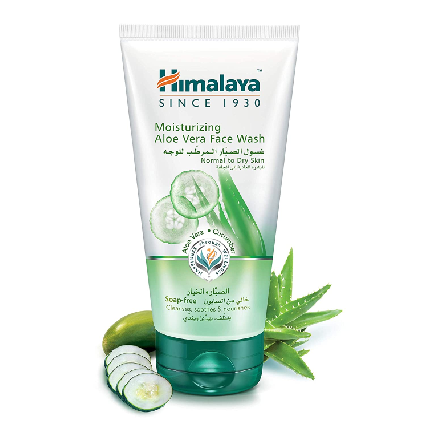 Himalaya Face Wash Moisturizing Aloe Vera